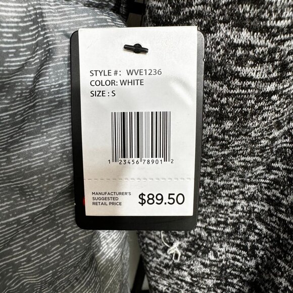 Airwalk Mens Hooded Jacket Gray & White Size S Puffer Quilted NWT MSRP $89 - Picture 2 of 6